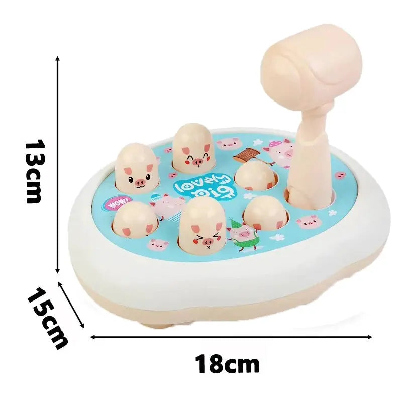 Cartoon Whac A Mole Montessori Baby Toy Educational Toddler Gift Animal Theme Knocking Game Parent Child Board Game Boy