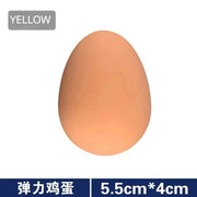 Novelty Bouncy Eggs Realistic Fake Rubber Bouncing Balls For Pranks And Pet Toy Farm Chicken Nesting Egg