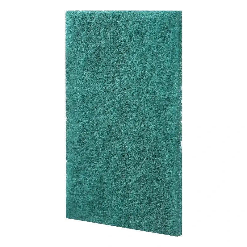 Scrub Pad in teal for kitchen oil removal and dishwashing; reusable multipurpose cleaning pad