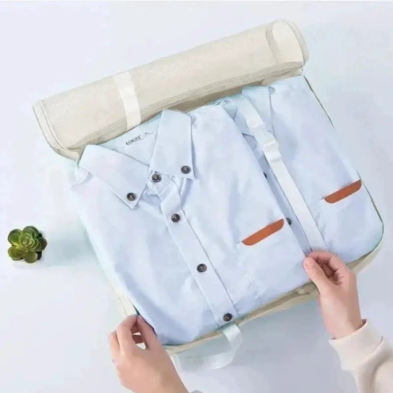 7 To 10 Piece Travel Organizer Set Packing Cubes And Oxford Storage Bags For Luggage Clothes Shoes Wardrobe