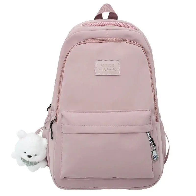 Aophlola Trendy High - Capacity Waterproof College Backpack - Simples Market