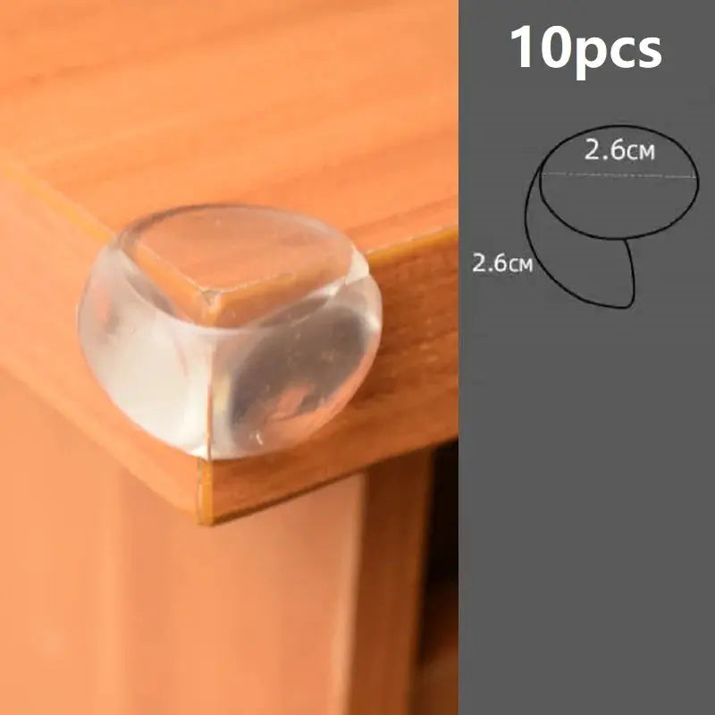 4 Pieces And 10 Pieces Children Baby Safety Silicone Corner Edge Protectors Anticollision Table Guards