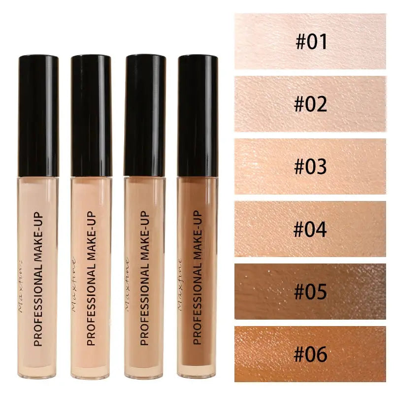 Glowuxe Liquid Concealer Matte High Coverage Waterproof Oil Control Moisturizing Long Lasting