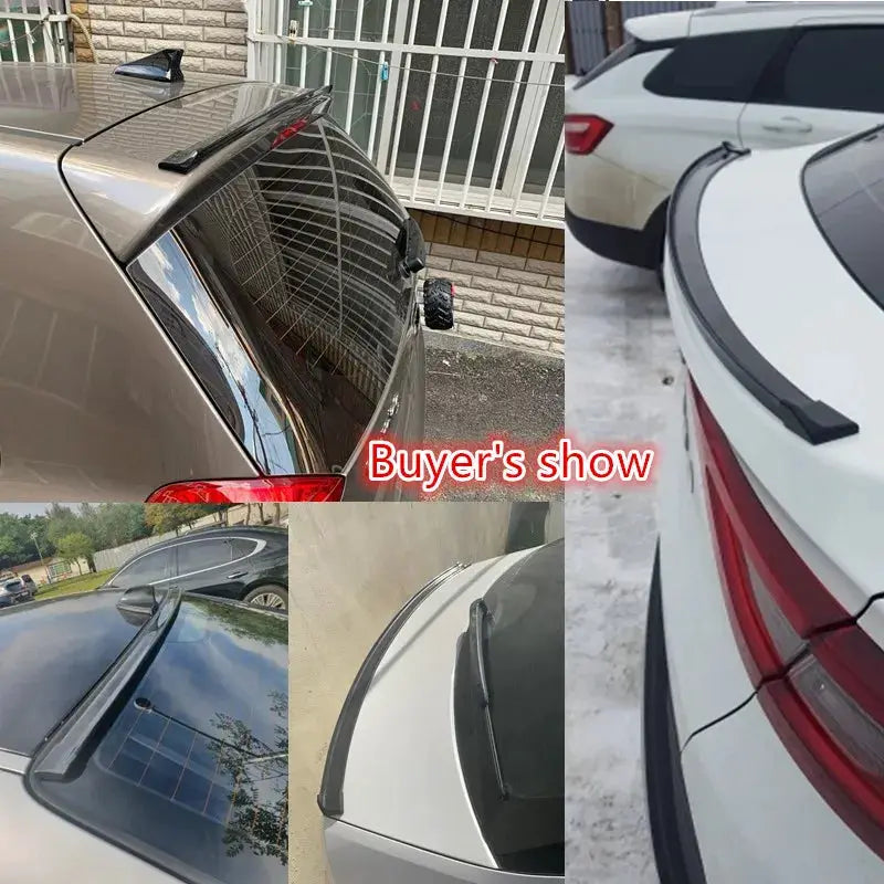 Car spoiler from Simples Market, universal 1.5M carbon fiber, 5D styling, DIY refit for BMW/Toyota/Honda/Kia