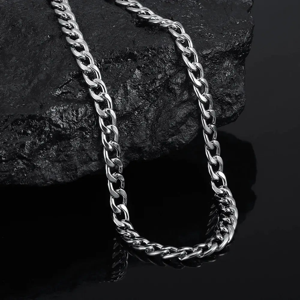 High Quality Classic Cuban Link Chain Necklace For Men And Women Smooth Jewelry Gift For All Occasions