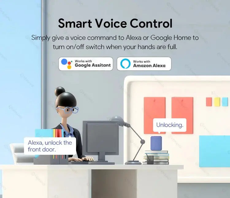 Fingerprint smart door lock by Simples Market, waterproof Bluetooth/Wi‑Fi with TTLock app
