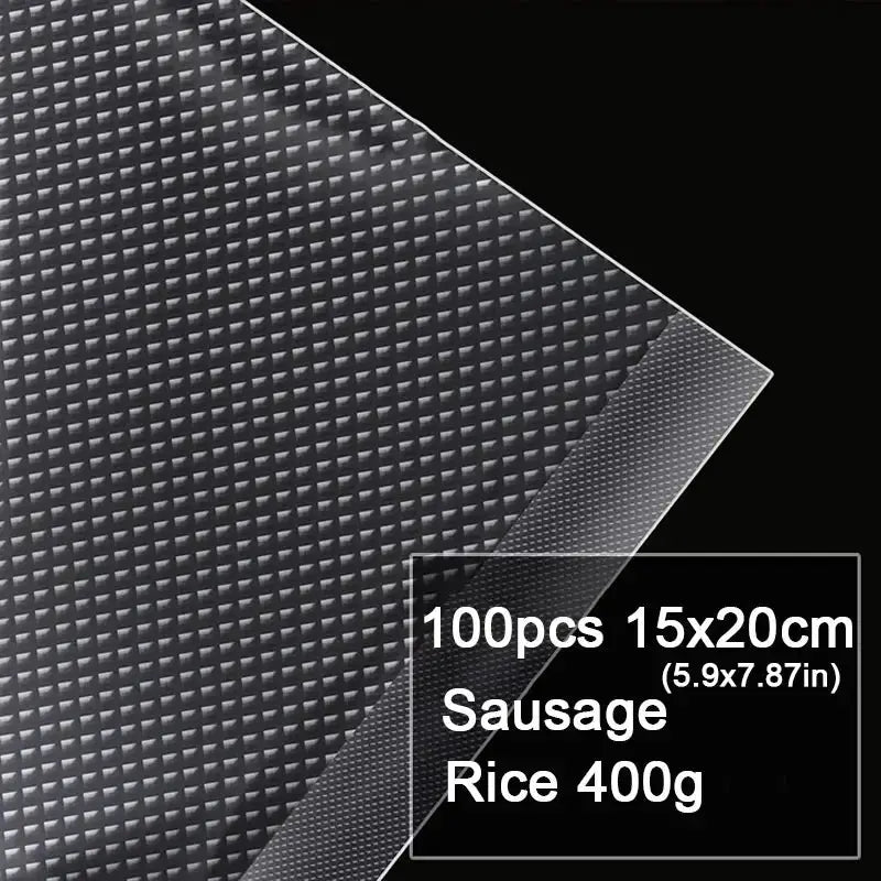 100 Count Vacuum Sealer Bags For Sous Vide Kitchen Storage BPA Free