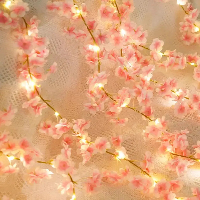 180cm Artificial Sakura Flowers Vine Wedding Decoration Garden Arch Home Room Decor Party Bridal Silk Outdoor Ornament