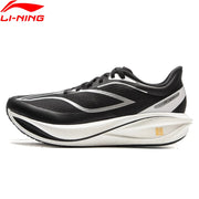 Li-Ning FEIDIAN 5 Challenger racing shoe, black mesh upper with white midsole