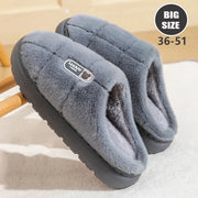 CozyNest Unisex Winter Slippers With Thick EVA Sole Non Slip Indoor Home Comfort Warm Footwear