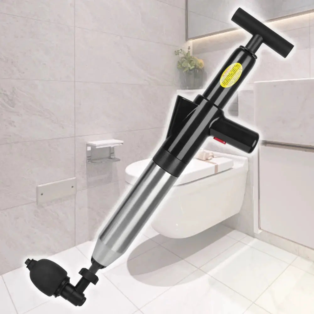 High Pressure Toilet Plunger Air Drain Blaster For Clogs And Sewer Pipes Unblocker