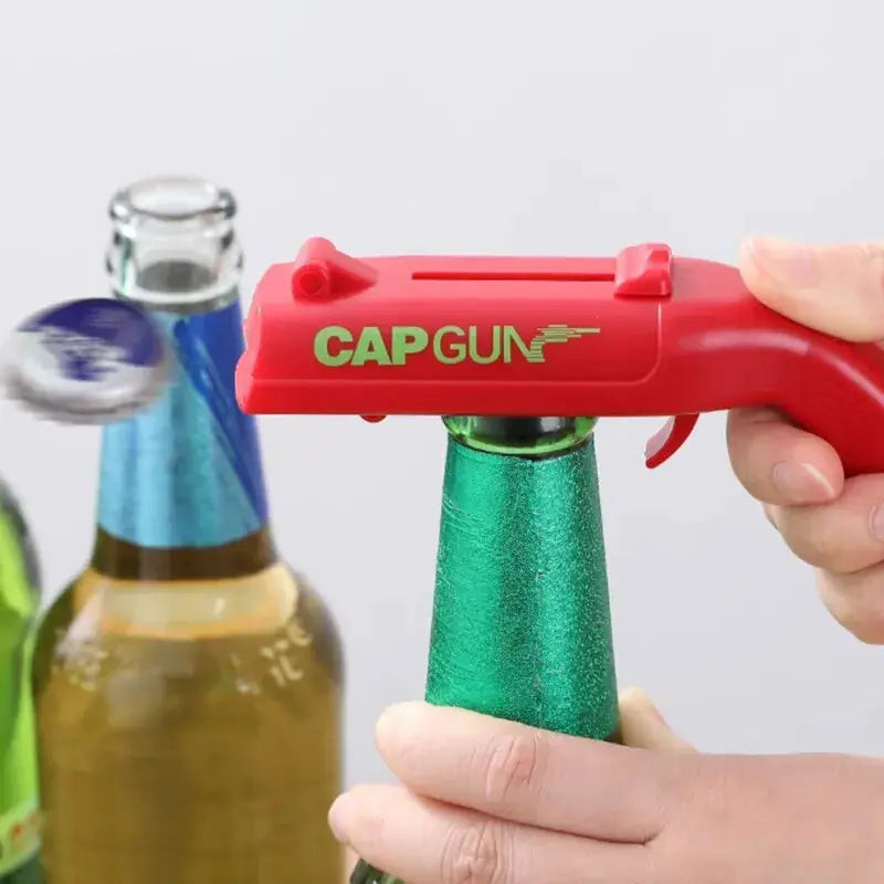 Ejector Bottle Opener Launch Spring Cap Portable Drink Opener For Kitchen Bar Party Accessories
