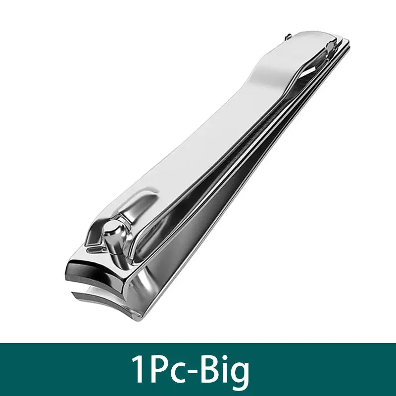 Splash Resistant Nail Clippers Stainless Steel For Hard Nails Durable Wide Jaw Grooming Tool