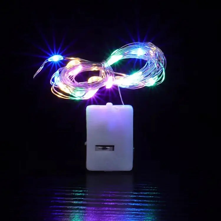 Fairy Lights String With Button Battery Pack 1 5 10 For Home Decor Bedroom Garden Christmas Wedding New Year Garland