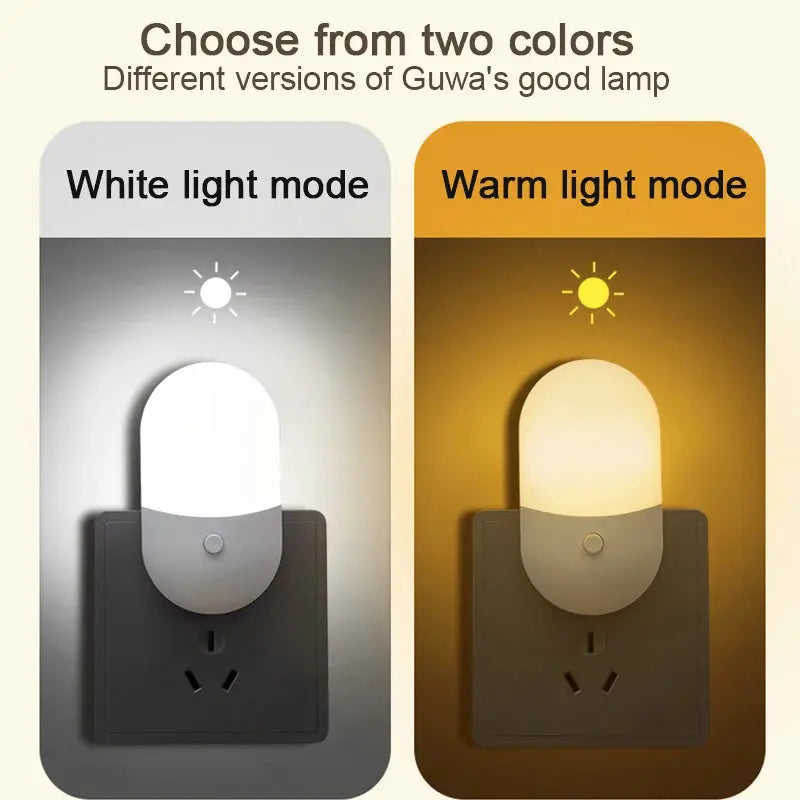 Led Mini Night Light Plug In Eye Protection LED Lamp For Bedside Baby Feeding Living Room Hallway