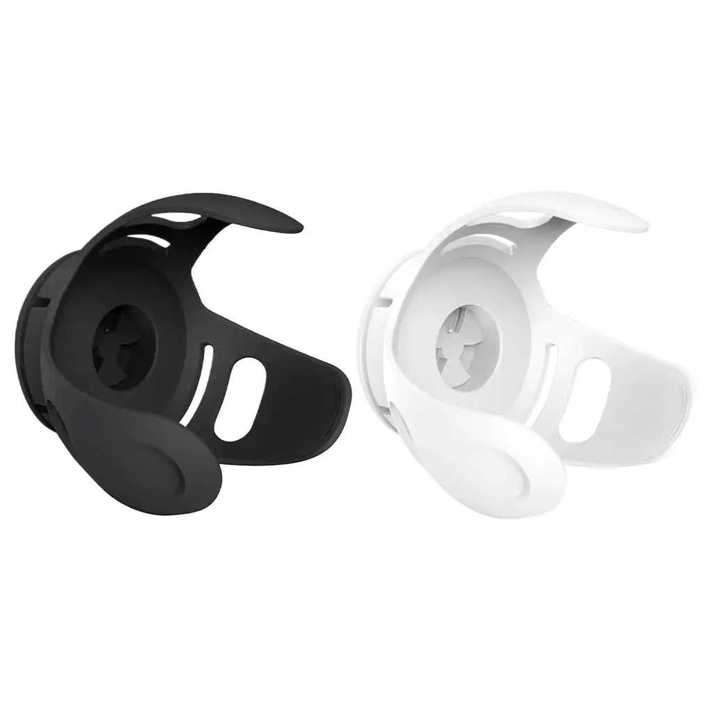 Echo Dot wall mount brackets with cord management, black and white (2-pack)