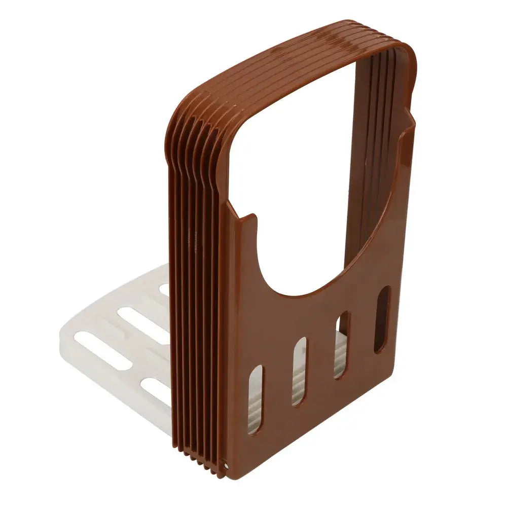 Niceyard Toast Bread Slicer Stand Plastic Foldable Loaf Cutter Rack Cutting Guide Slicing Tool Bakeware