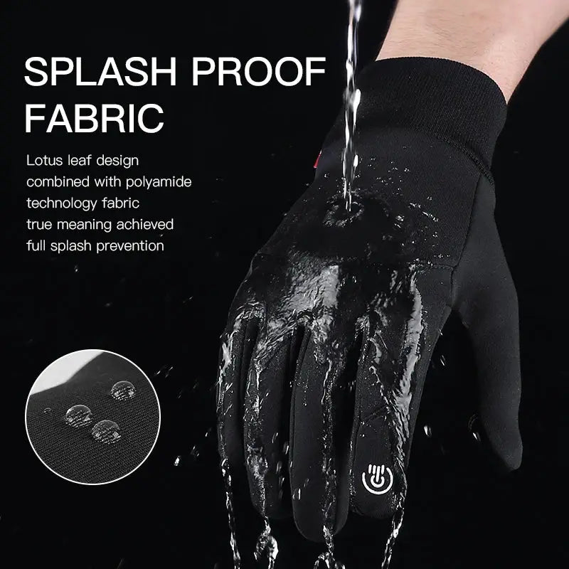 Winter Outdoor Running Gloves For Men And Women Warm Full Finger Touchscreen Sports Gloves For Outdoor Fitness