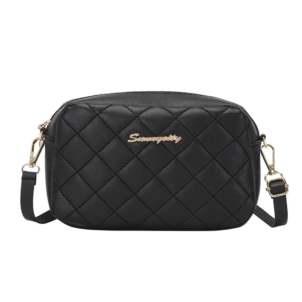 Lingge Tassel Small Crossbody Messenger Bag With Camera Compartment For Women Elegant Compact Everyday Bag
