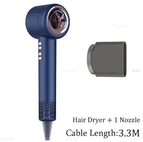 Simples Market blue hair dryer with 1 nozzle and 3.3m cable
