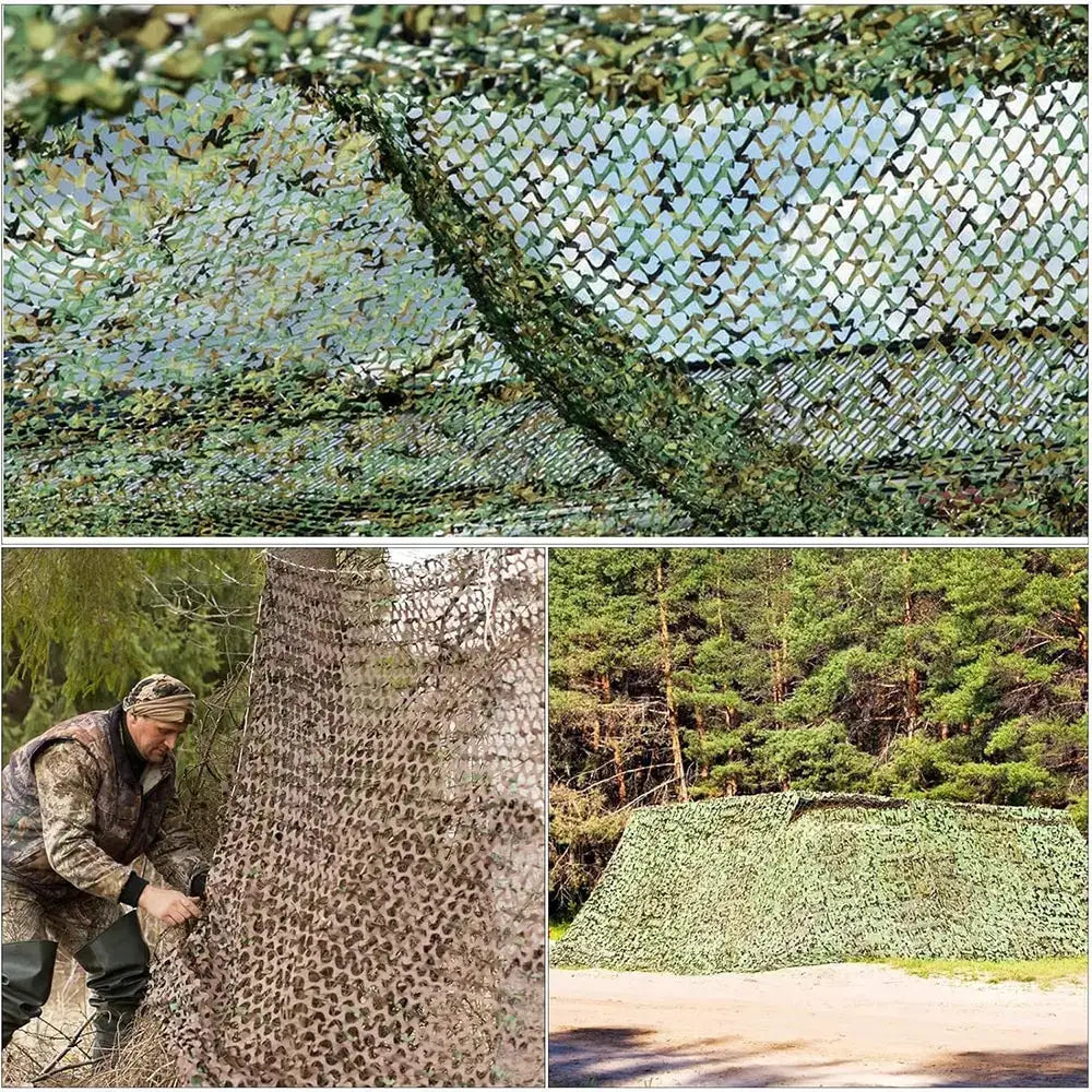Camouflage Netting For Outdoor Camping Sunshade Mesh Camo Net For Hunting Shooting Military Car Covers And Sun Shelter
