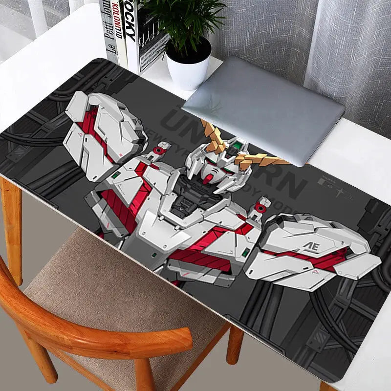 Gundam Themed XXL Mouse Pad 900x400 Large Gaming Desk Mat For Computer Keyboard And Table