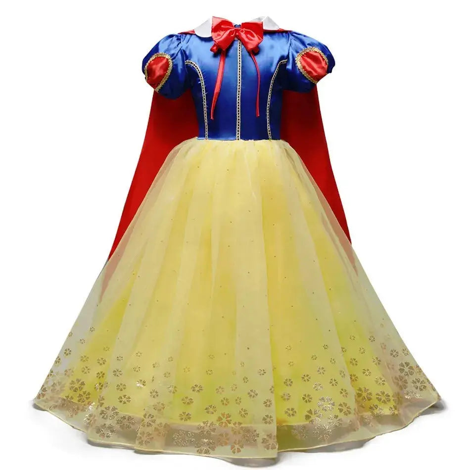 Girls Elsa Anna Rapunzel Jasmine Princess Dress Costume For Carnival Party Cosplay Halloween Christmas