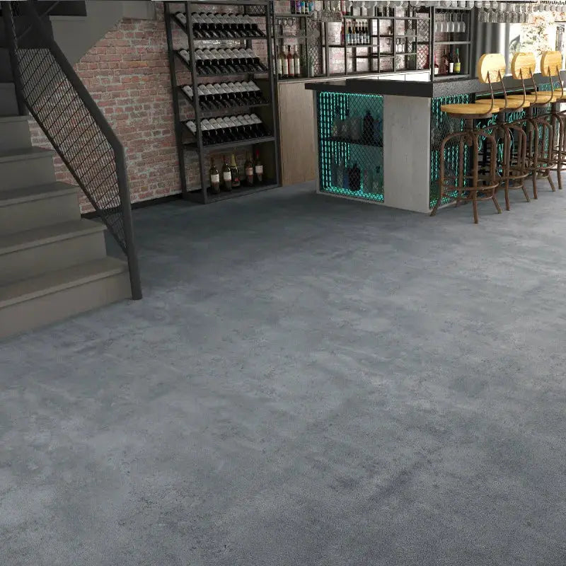 40cm thickened PVC floor sticker; gray, self-adhesive, waterproof ceramic-tile look for bathroom or kitchen floors