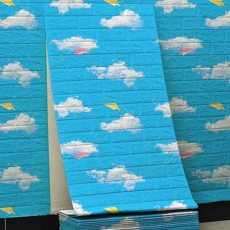 NovaHome 3D Foam Brick Wallpaper Roll Waterproof Self Adhesive Wall Decor For Living Room And Kitchen