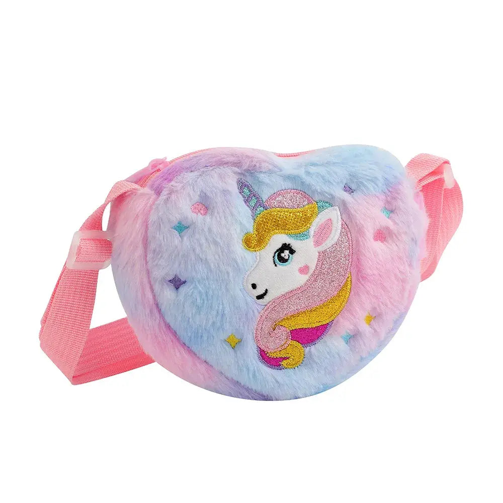 Fashion Sweet Unicorn Crossbody Handbag For Girls Cute Kid Bag Birthday Party Gift Little Girl Purse