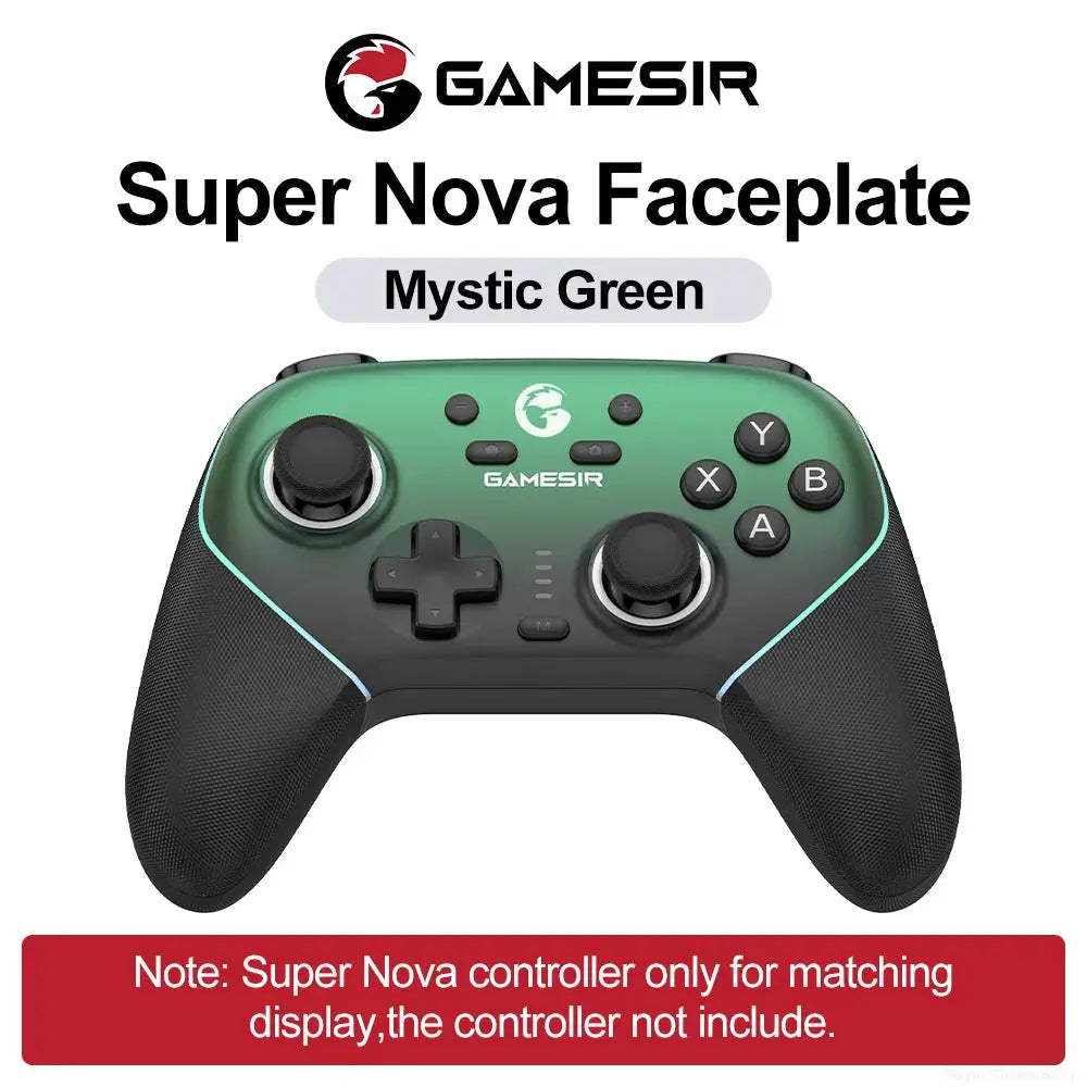 GameSir Super Nova Magnetic Faceplate For Wireless Gamepad Multicolor Shell Cover Front Top Case