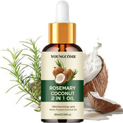 Rosemary Oil And Coconut Oil For Hair Loss Prevention Nourishes Strengthens Roots Scalp Treatment Hair Care