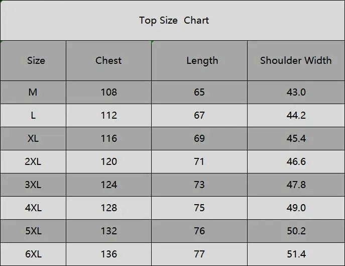 Outdoors Gilet Men Heated Vest size chart by Simples Market showing chest, length, shoulder width for sizes M to 6XL.