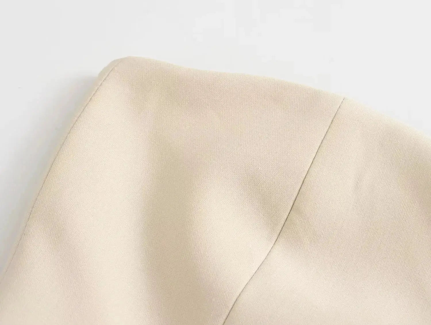 Women Elegant Strapless Tank Top Pant Suit With Side Slit Trousers
