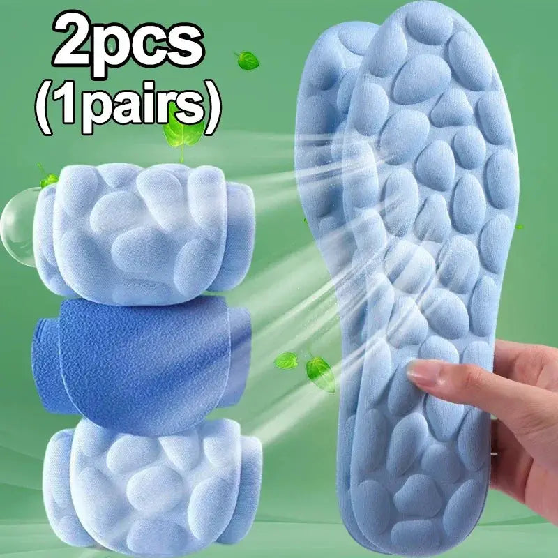 Soft Massage Memory Foam Insoles For Sport Running Shoes Breathable Cushion Pads Orthopedic Insoles For Women And Men