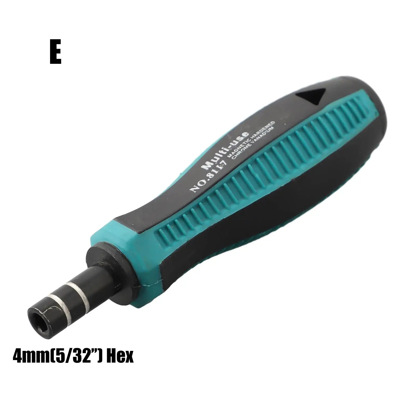 Magnetic Self Locking Screwdriver Handle Multi Size Adapters 6.35mm 4mm Hex 5mm Round Bits Holder
