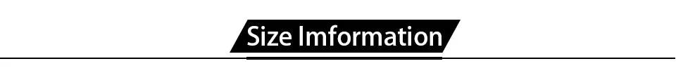 Men's body shaper size information banner by Simples Market