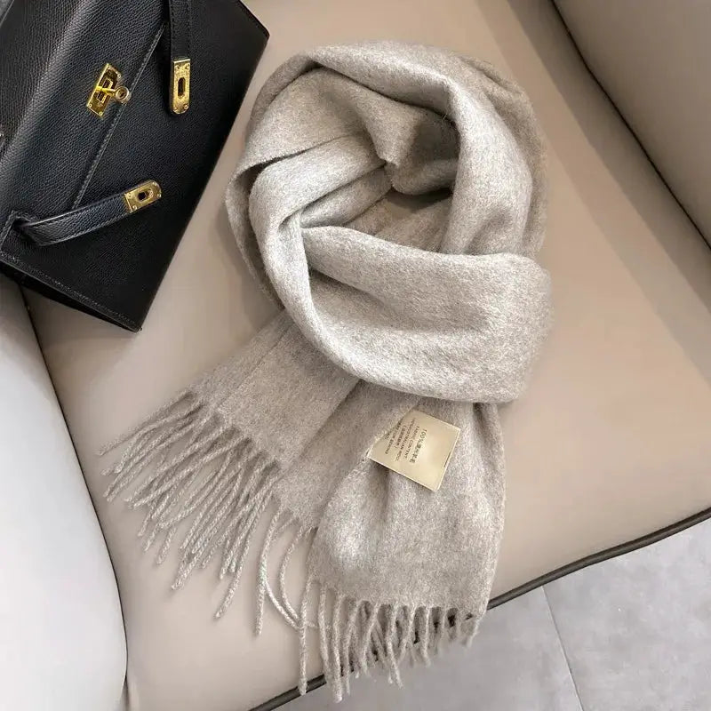 NordicWeave Winter Narrow Wool Scarf 28 Color Options 100 Percent Wool Lightweight Yet Warm Unisex