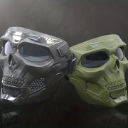 IronPulse Skull Mask Goggles Windproof Tactical Face Shield for Motorcycle Riding and Outdoor Sports