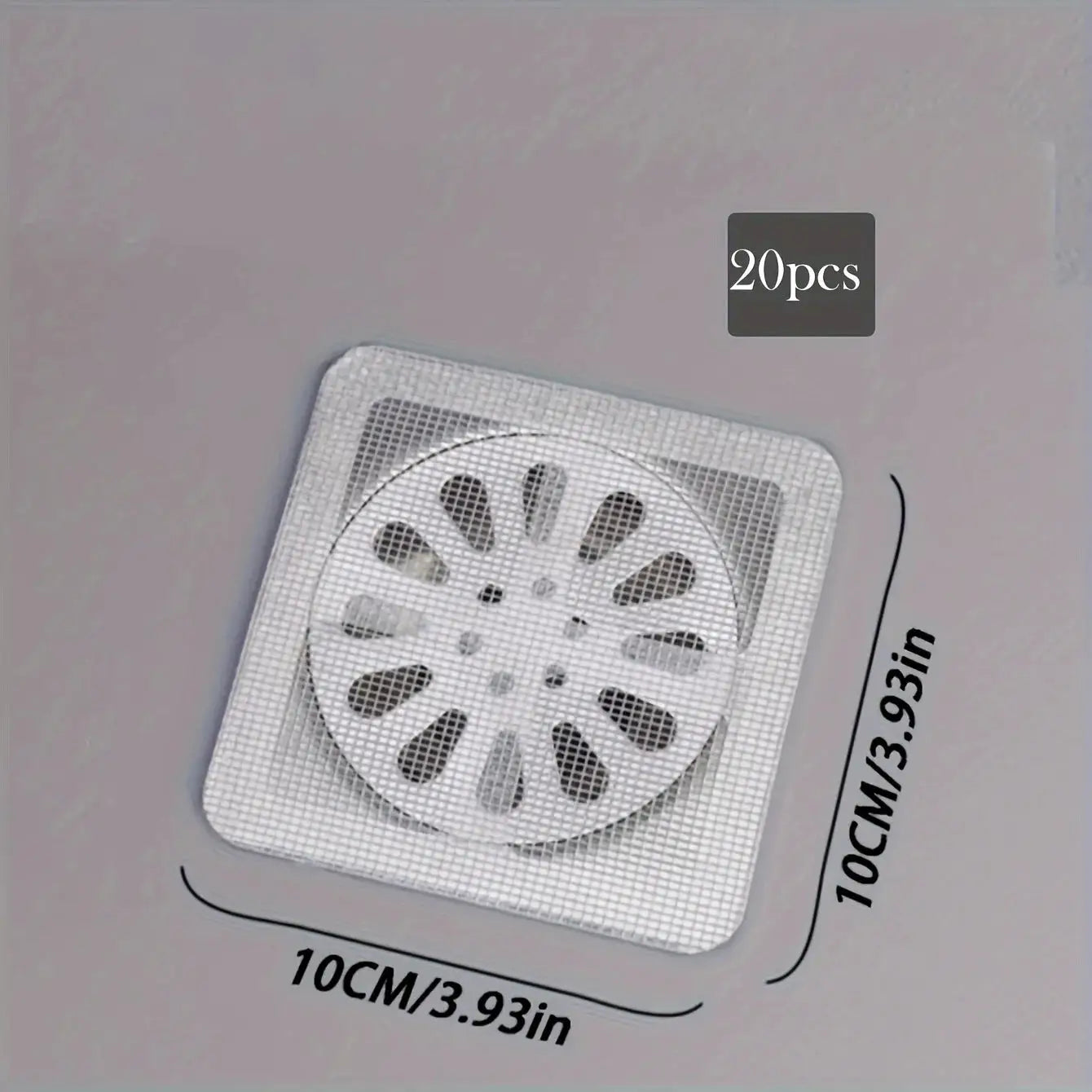Floor Drain Sticker Self Adhesive Hair Filter Net For Bathroom Kitchen Sewer Blockage Prevention Mesh