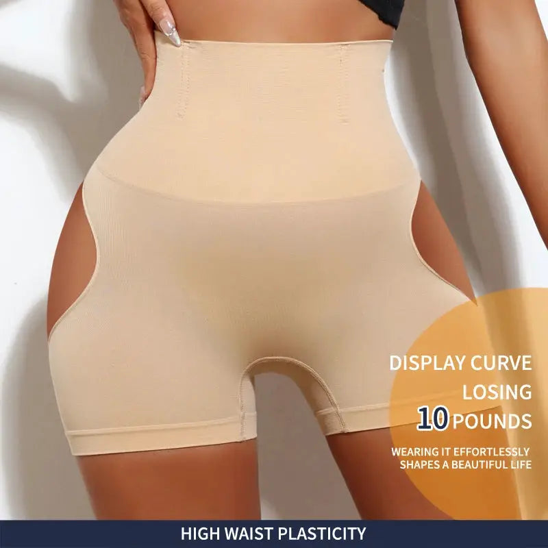 VivaLuxe Women High Waist Shaping Panty Butt Lifter Seamless Shapewear Nylon Elastane Lightweight