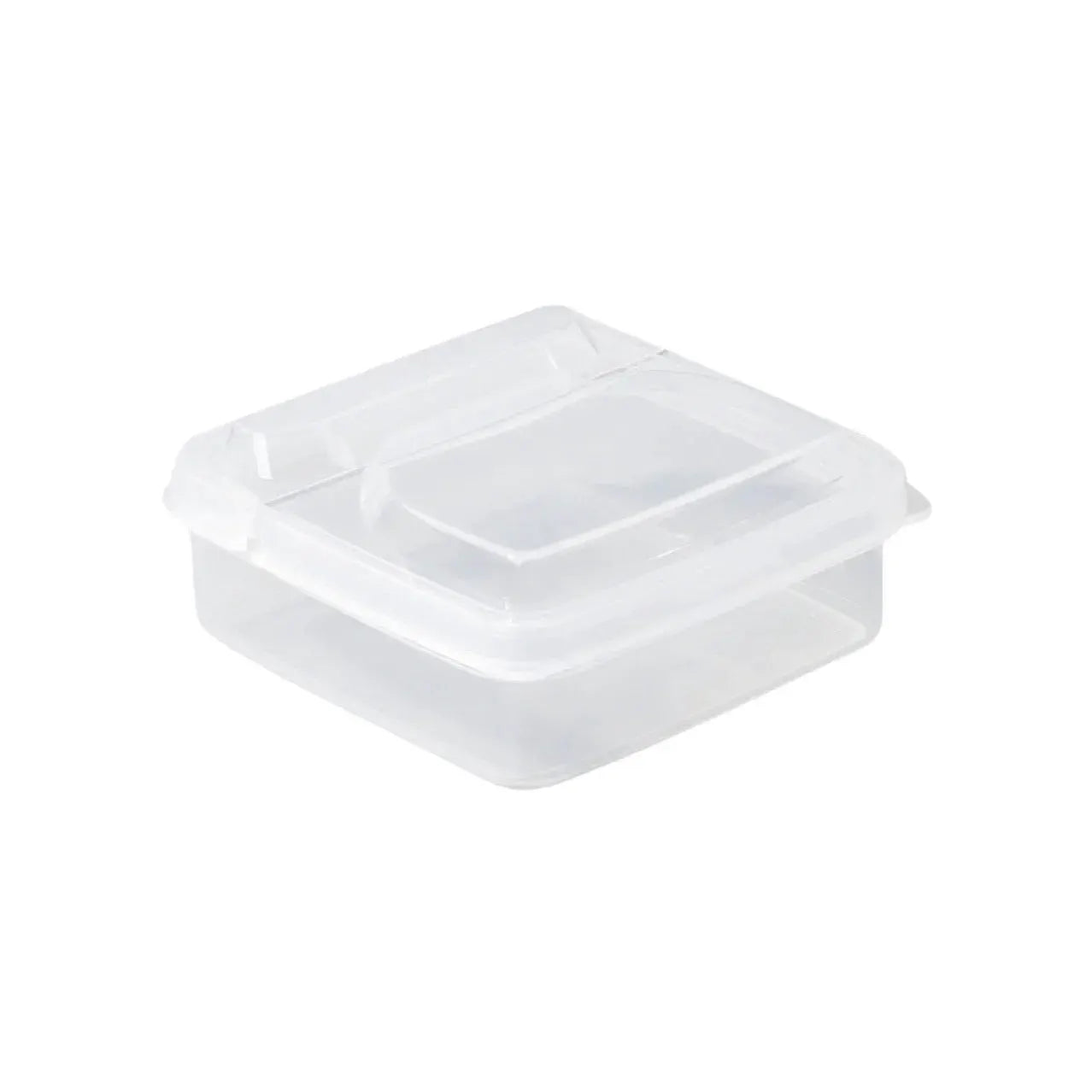 Clear Plastic Sliced Cheese And Butter Storage Container With Flip Lid