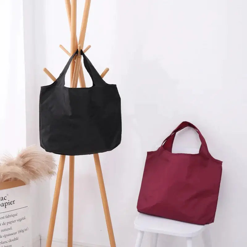 EcoSaver Compact Folding Shopping Bag Reusable Portable Grocery Tote for Travel and Everyday Use