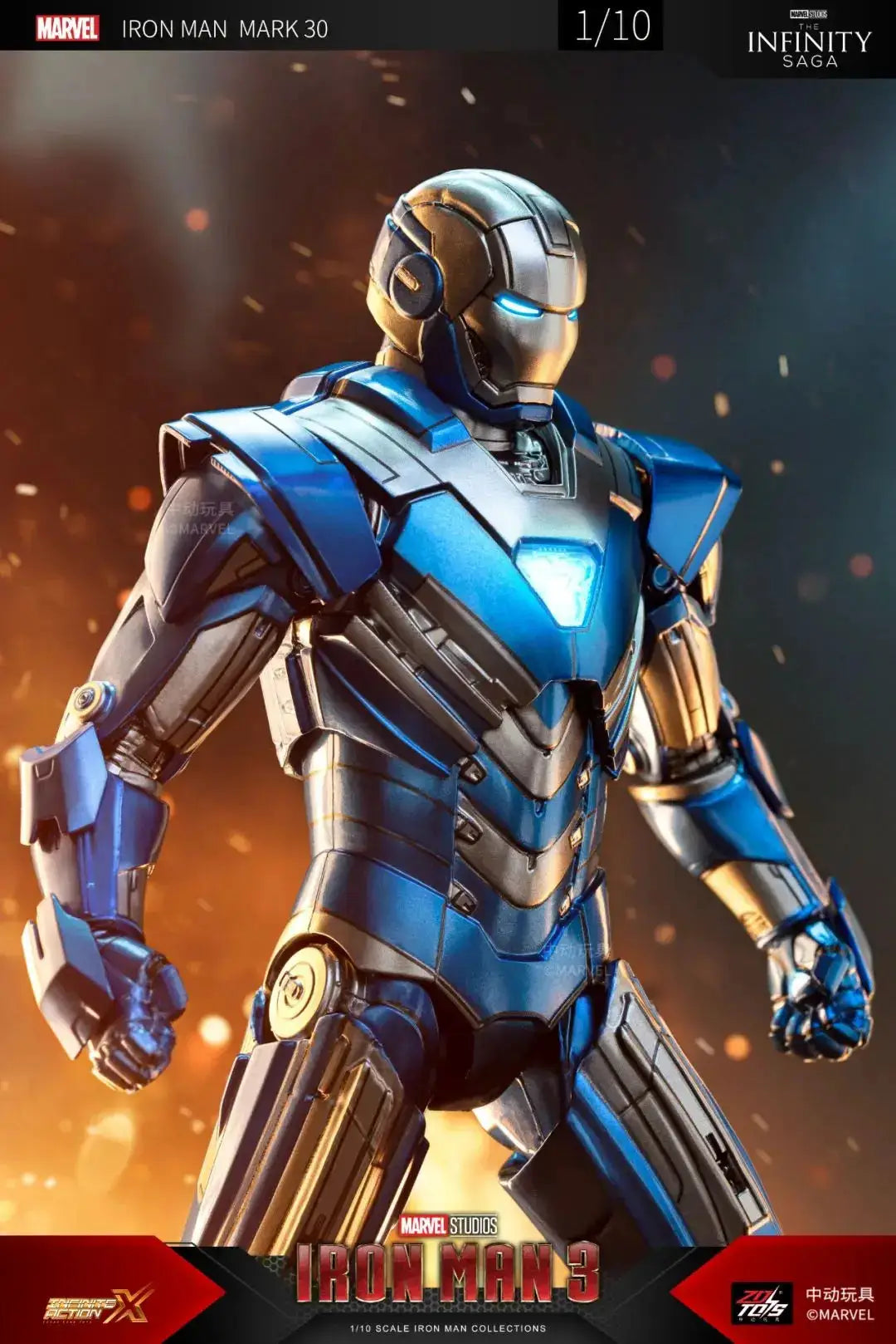 ZD Original Iron Man MK31 MK32 Piston Romeo MK10 MK19 Tiger One Tenth Scale Armor Marvel Legends Avengers Action Figure Toy