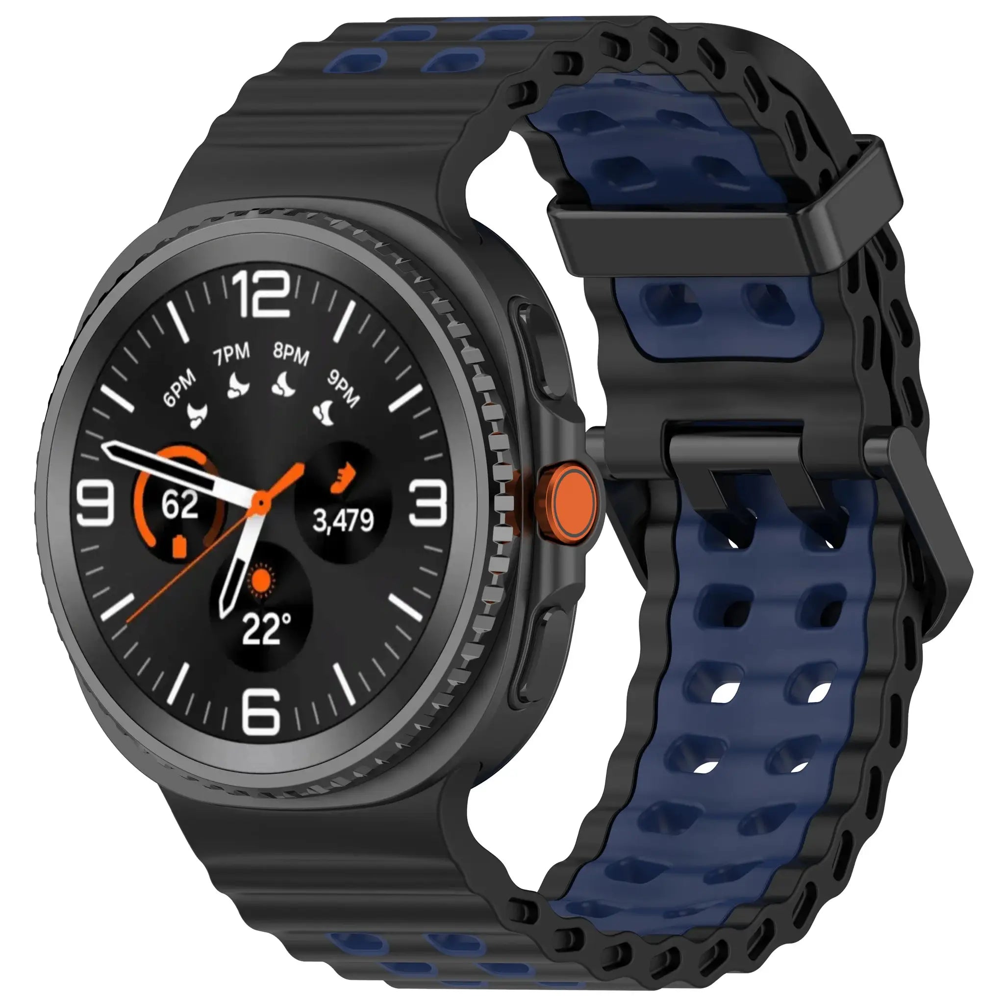 Silicone strap for Samsung Galaxy Watch 8/8 Classic Sport breathable wristband For Galaxy Watch 8 40/44mm Two-Tone silicone band