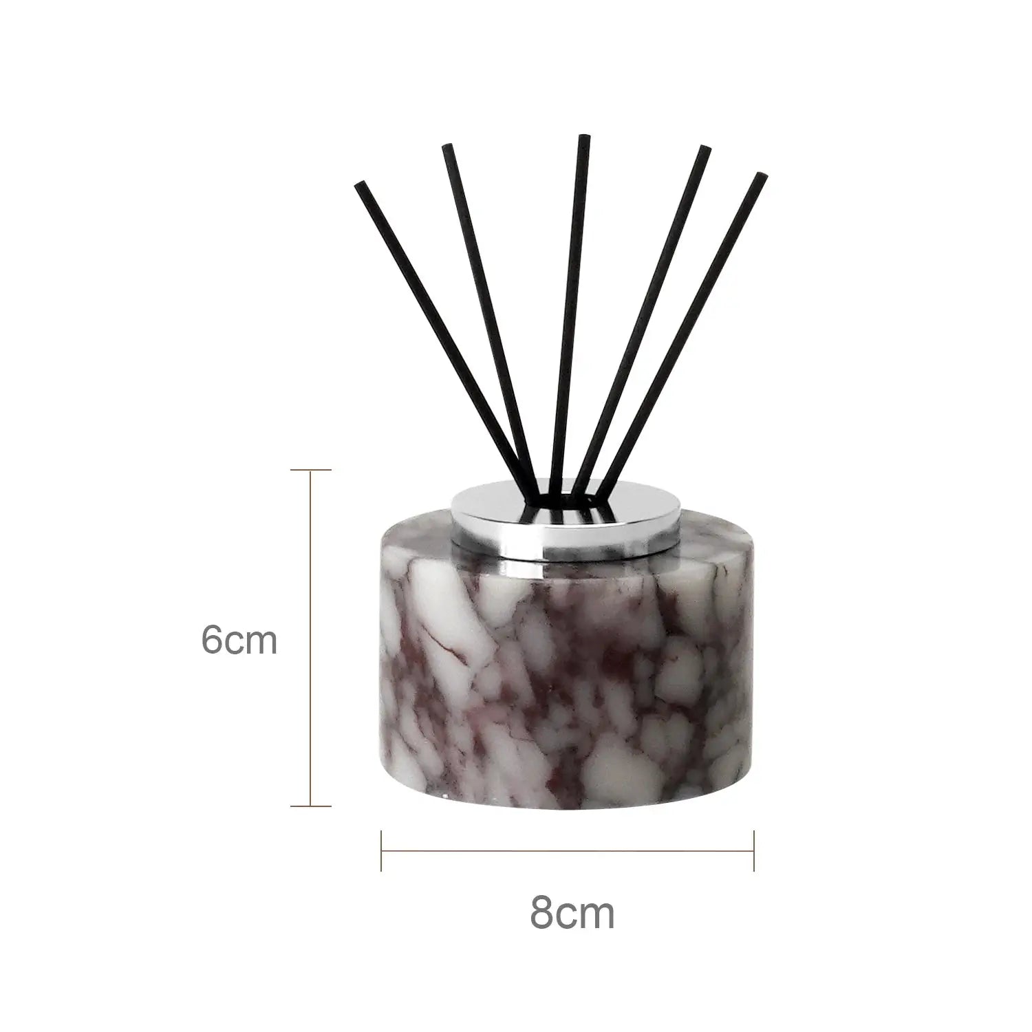 Calacatta Viola violet marble bathroom accessories set by Simples Market