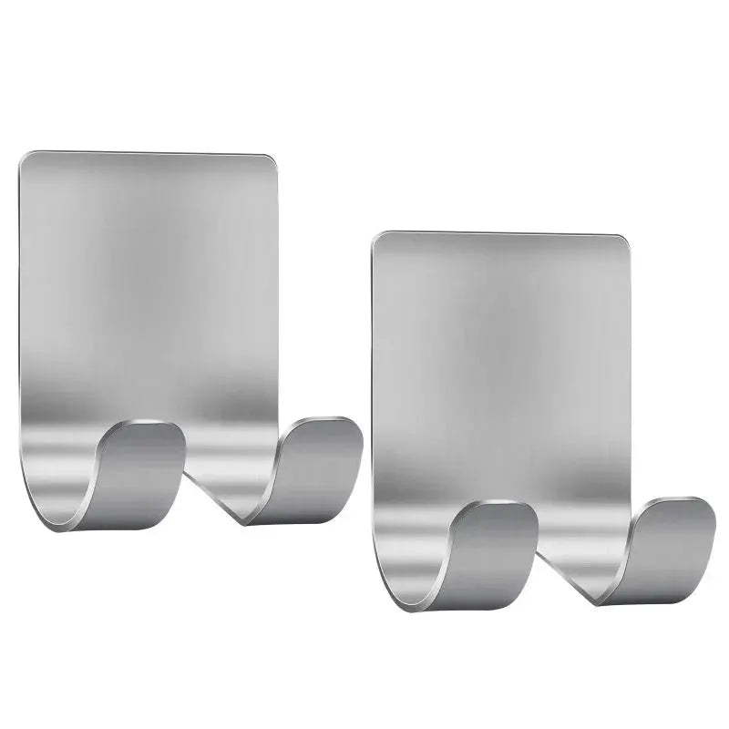 Apex Razor Holder Set Stainless Steel Shaving Stand With Rustproof Adhesive Hooks Supports Up To 11 Lbs