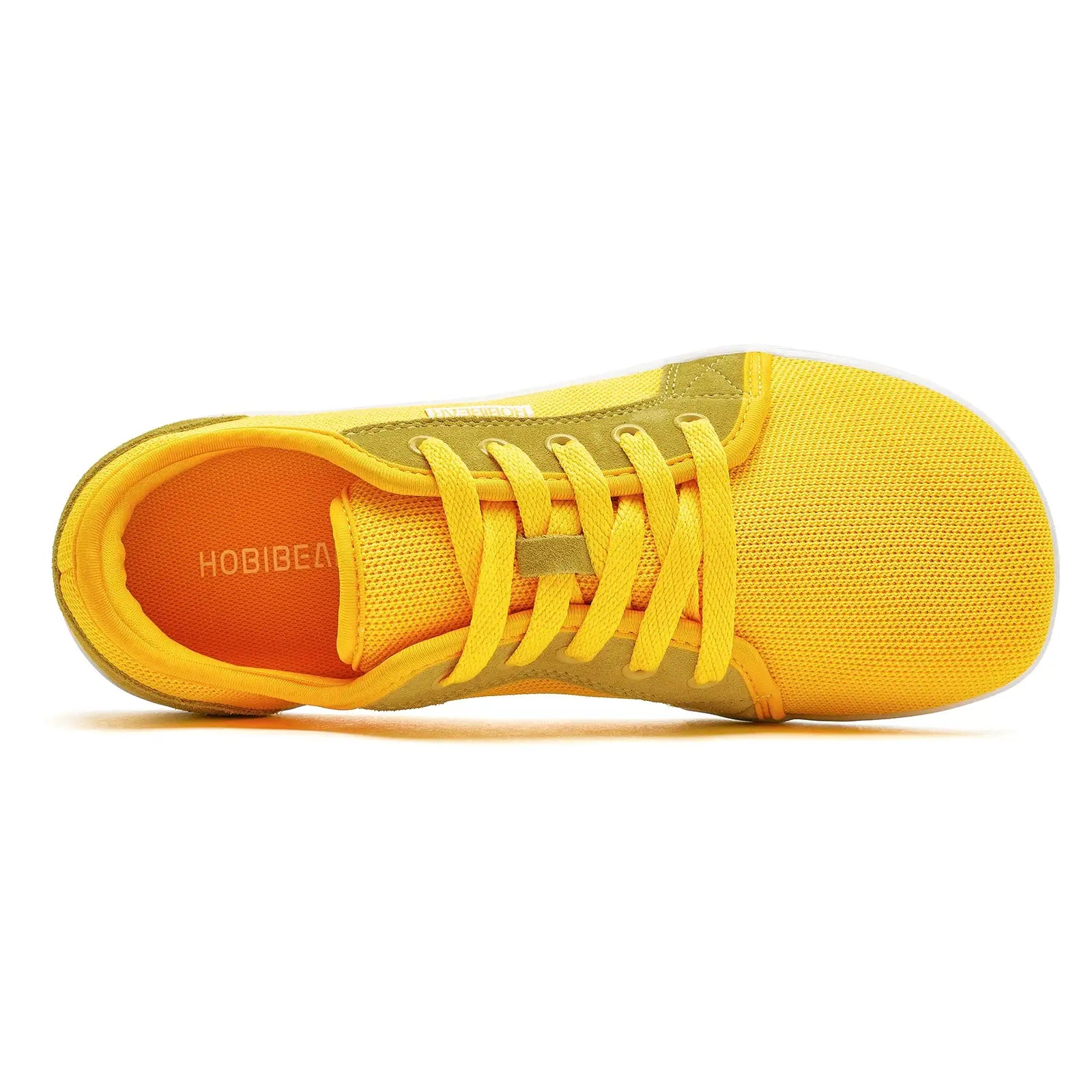 HOBIBEAR unisex barefoot trail shoes, yellow mesh, breathable lightweight design