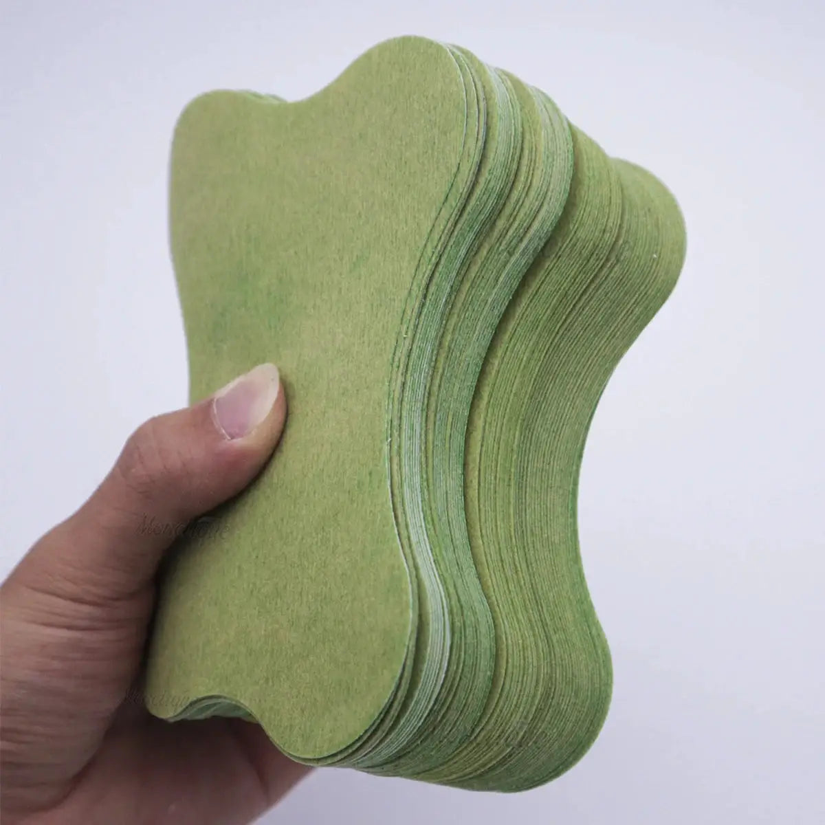 Lumbar spine self-heating patches, green stacked pads in bulk pack (60/12 pcs)