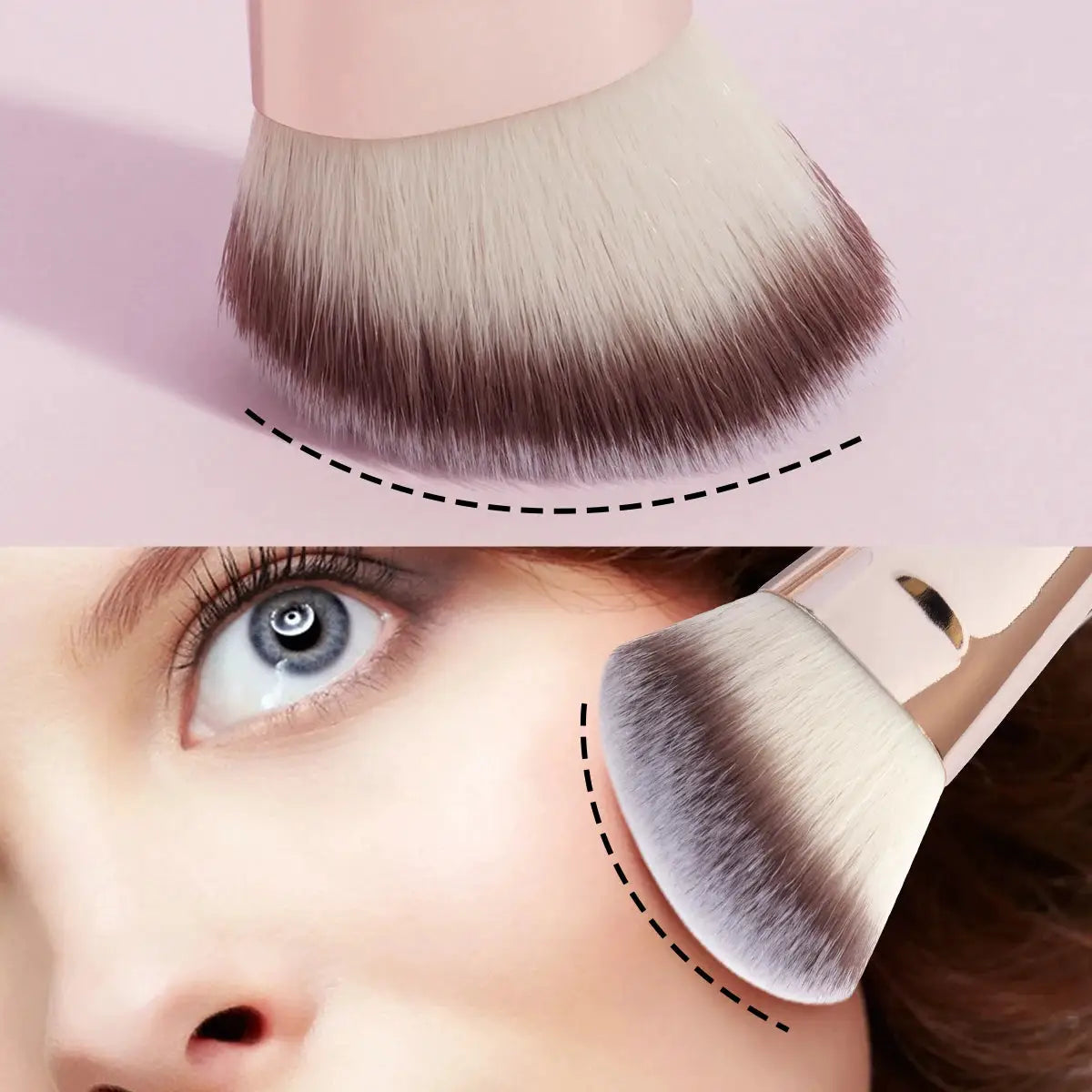 Maange 4 Piece Dual Ended Makeup Brush Set With Box For Beginners Travel Essentials Travel Ready